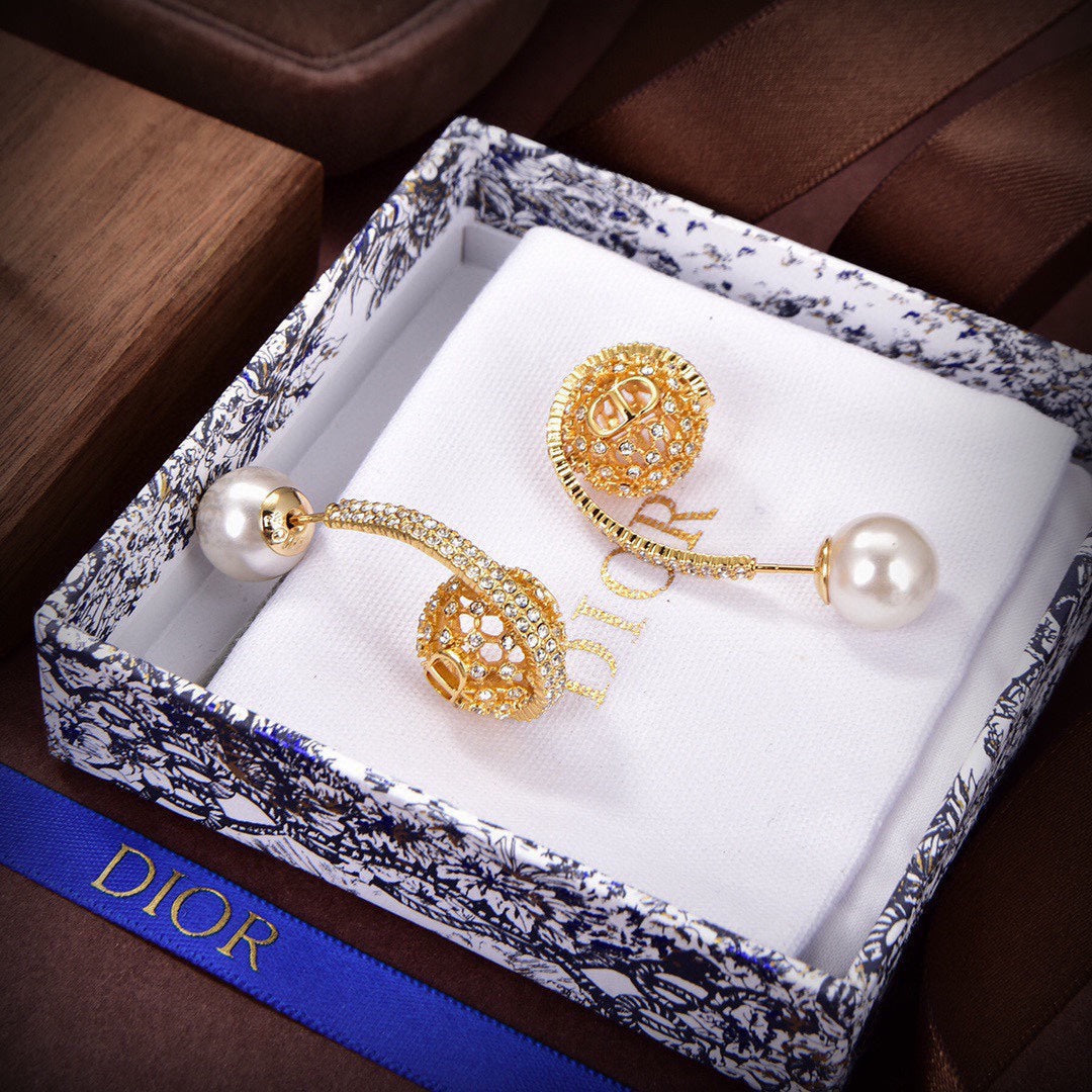 Dior Tribales 18K Gold Earrings