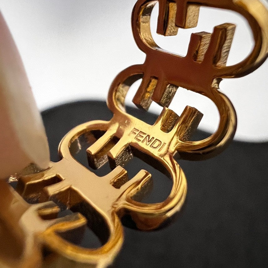 Fendi OLock 18K Gold Ring