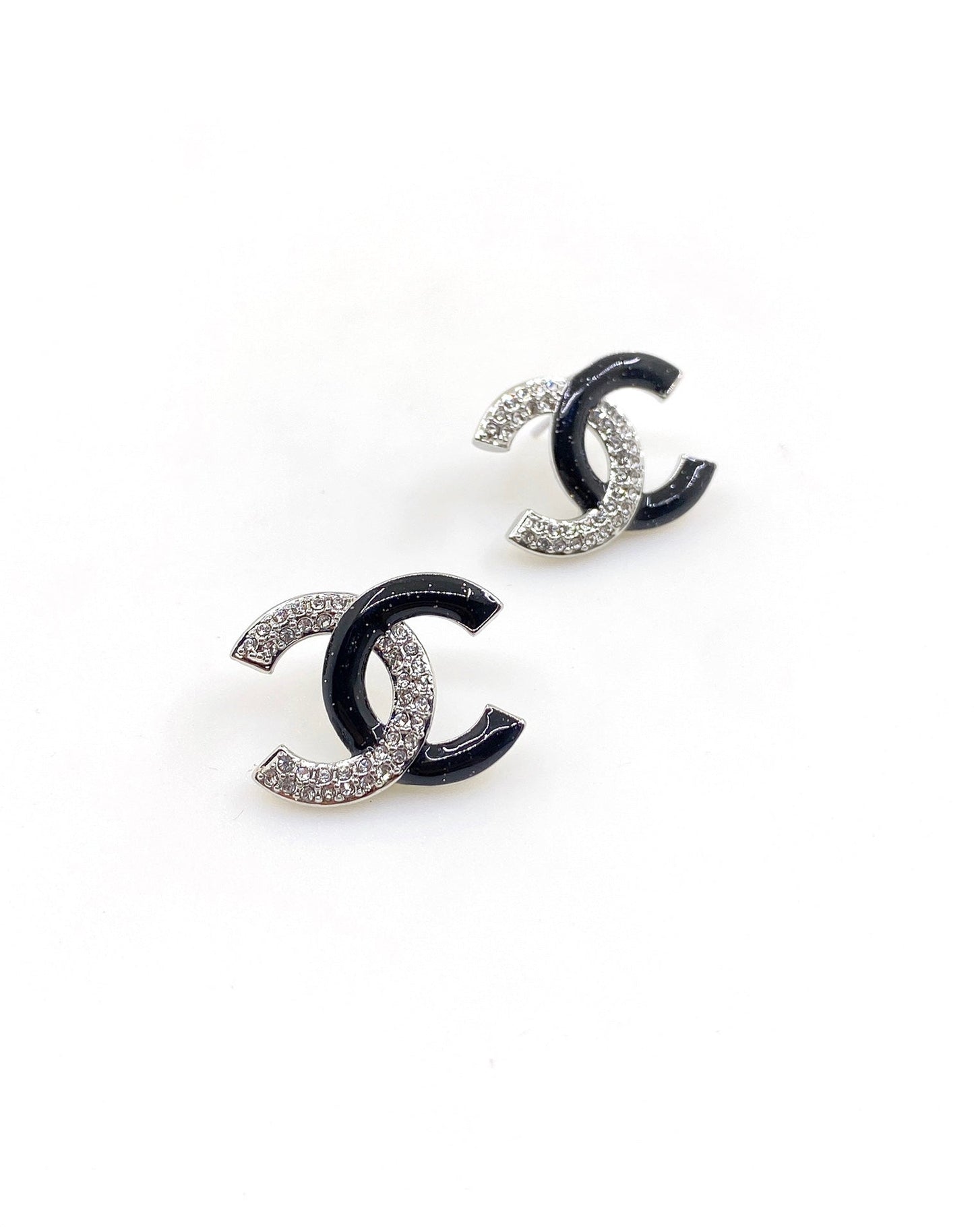 Chanel Black Diamonds 18K Gold Earrings
