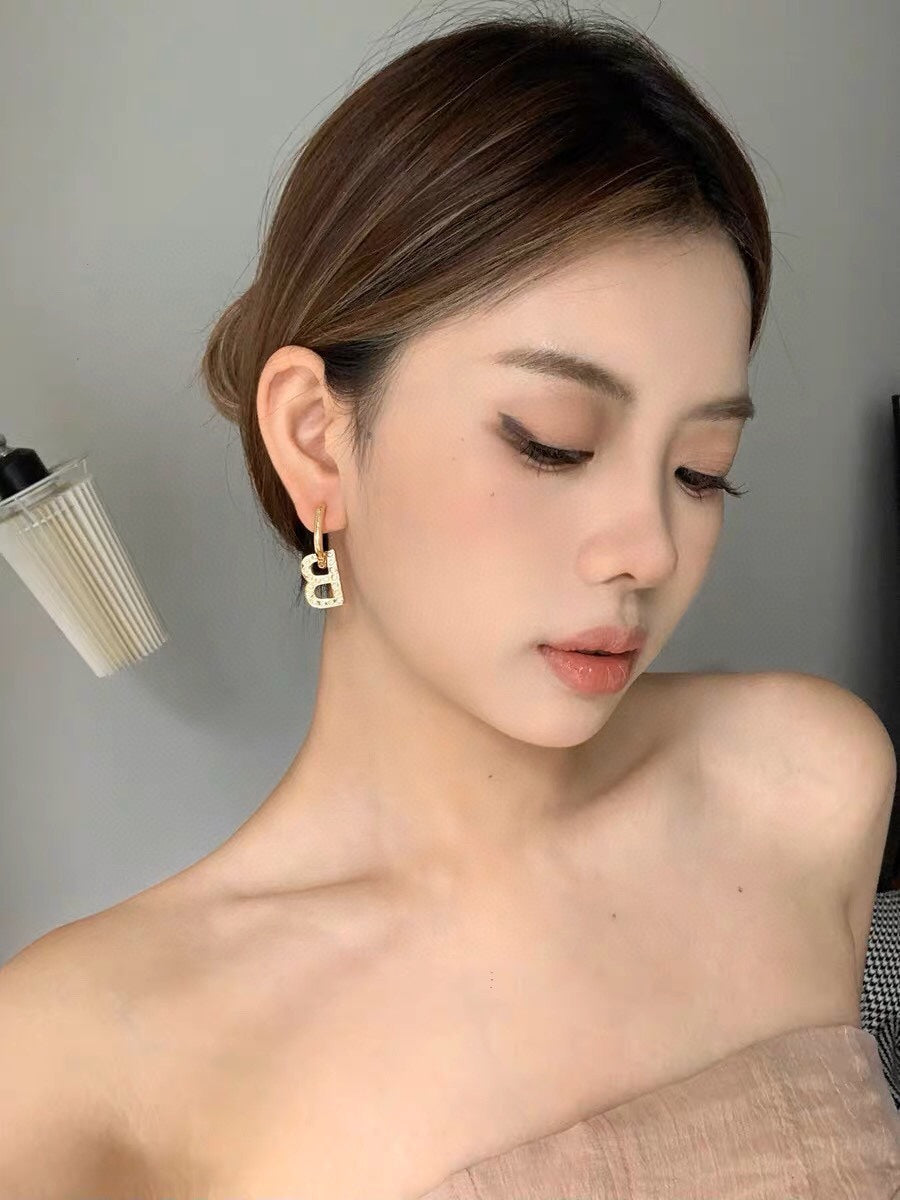 Balenciaga Chain XS 18K Gold Earrings