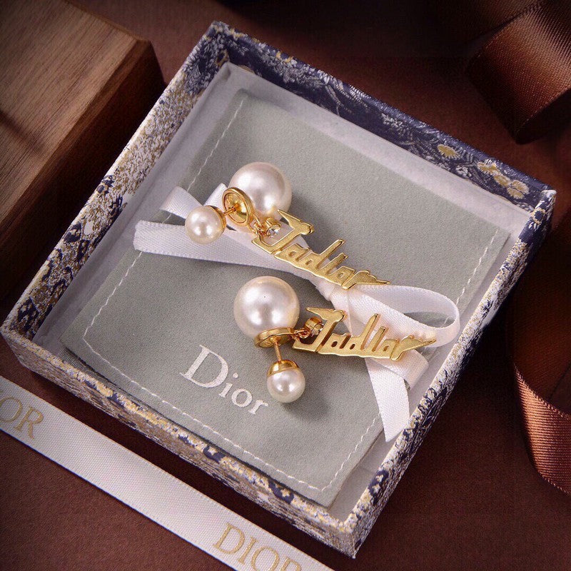 Dior Tribales Vintage 18K Gold Earrings