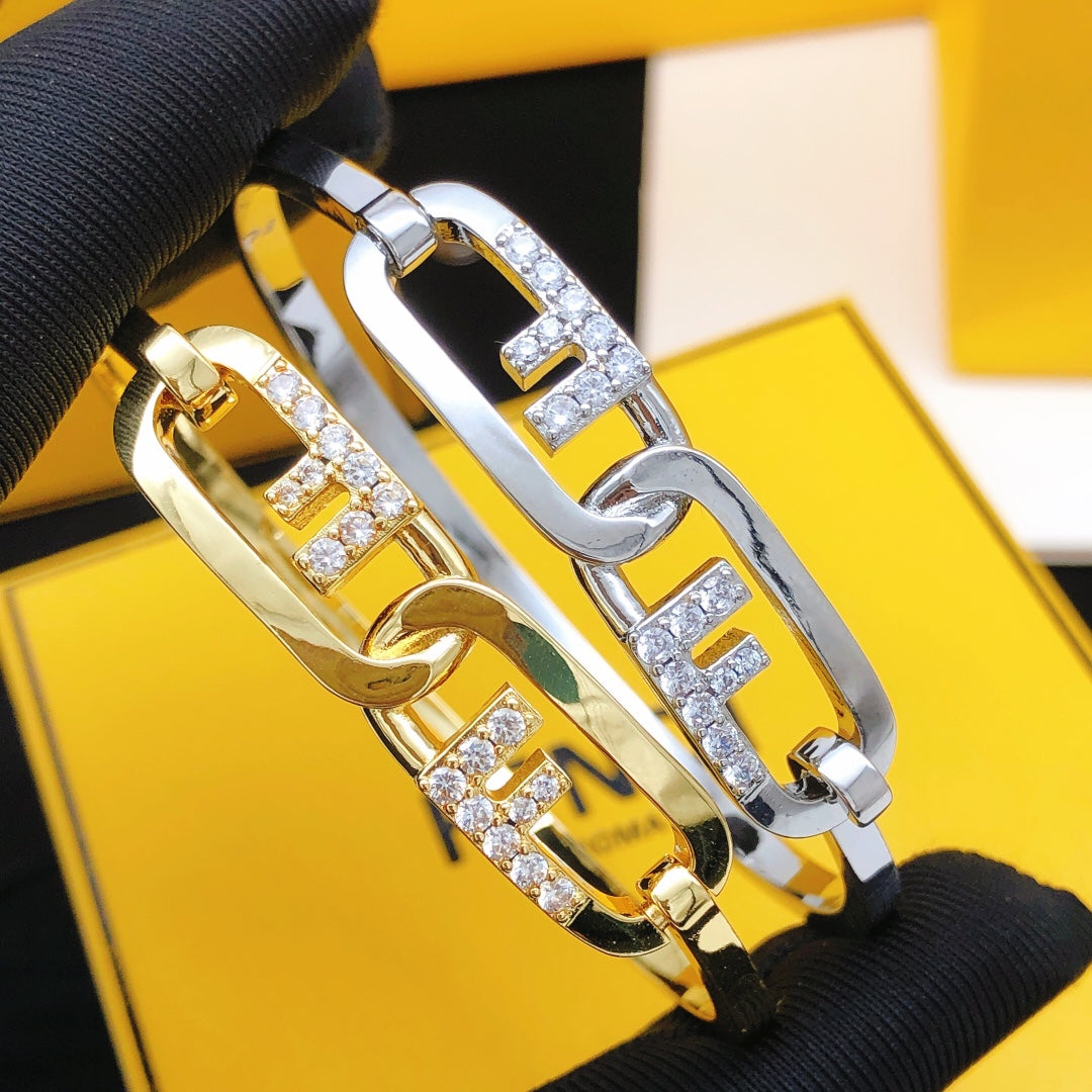 Fendi Vintage 18K Gold Bracelet