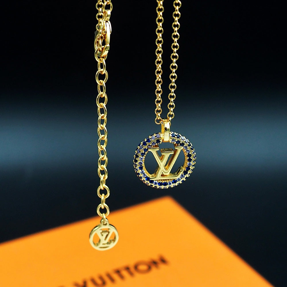 Louis Vuitton Louise By Night 18K Gold Necklace